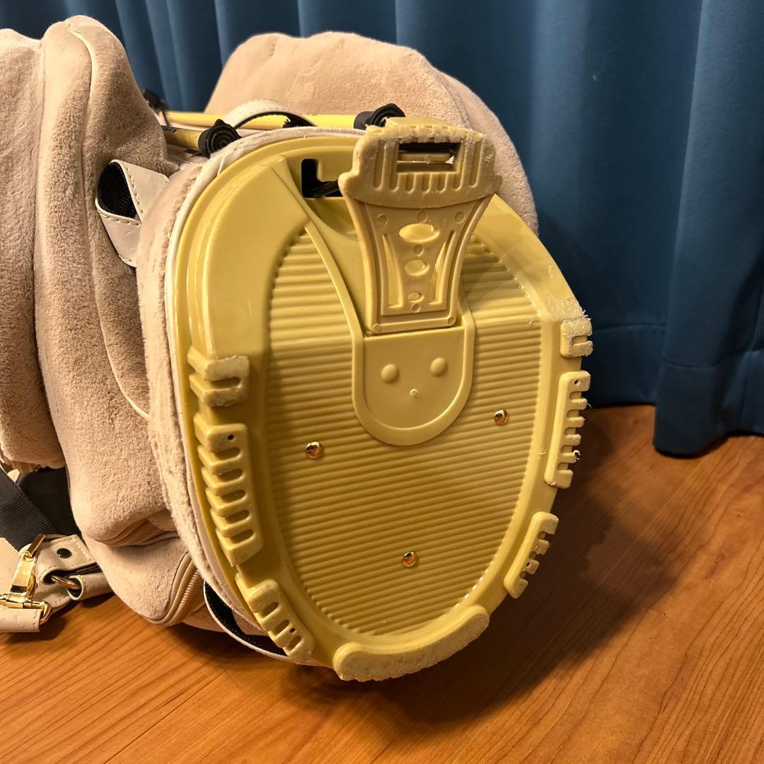 ムータマリンゴルフ　エコファー　キャディバッグ　ベージュ