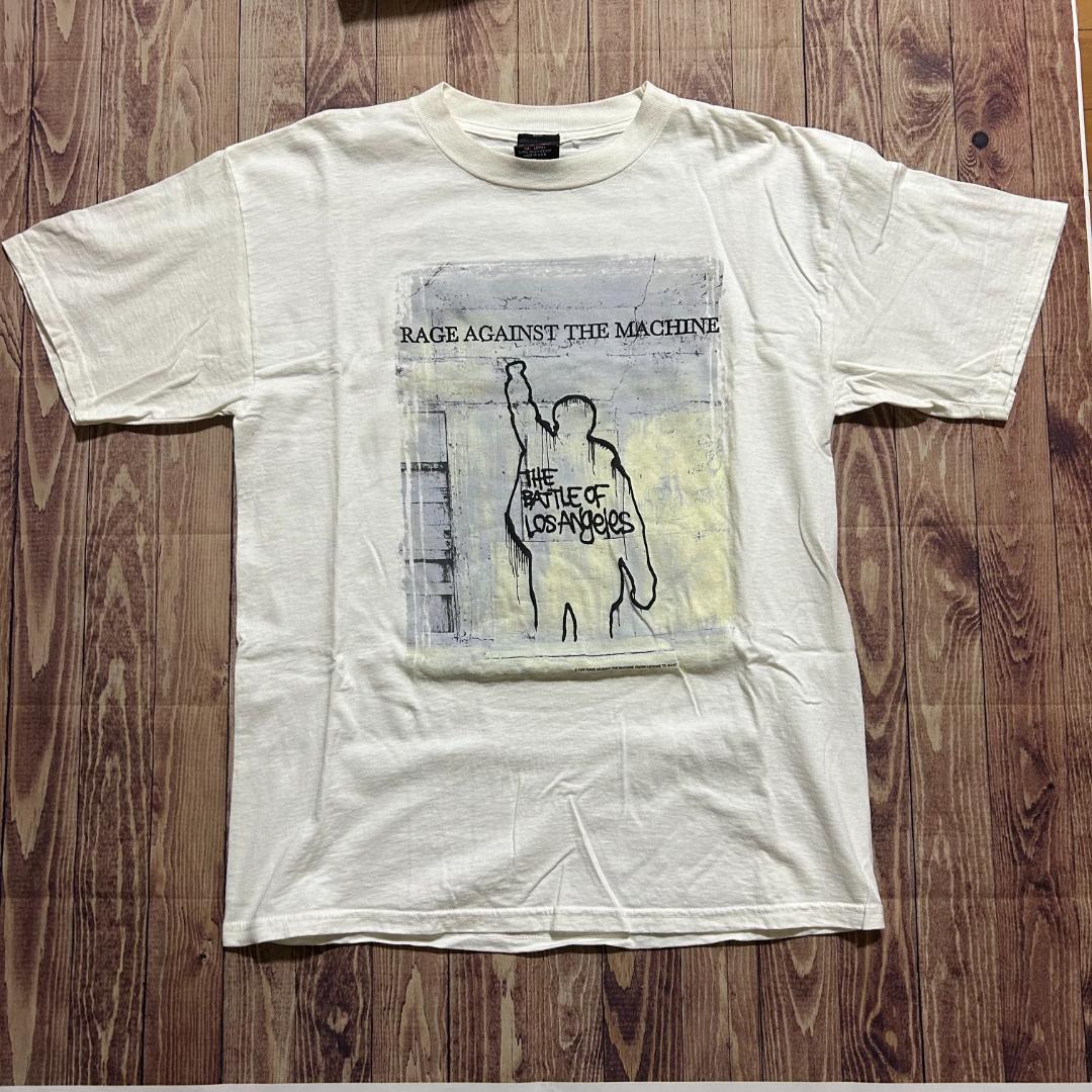 90s RAGE AGAINST THE MACHINE バンドTシャツ L