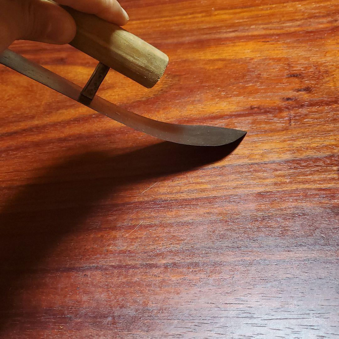 山吉 鏝 糊土鏝 波消し 左官 希少 6寸