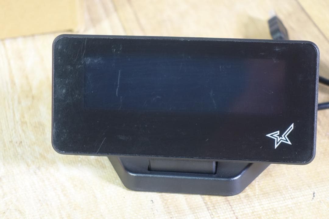 スター精密 SCD222U BLK カスタマーディスプレイ 美品