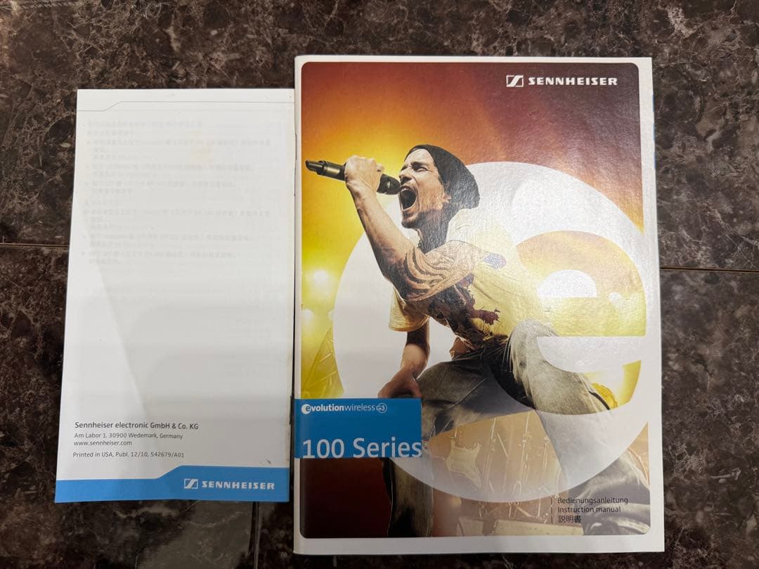 Sennheiser EW 100 G3 ワイヤレスマイクシステム