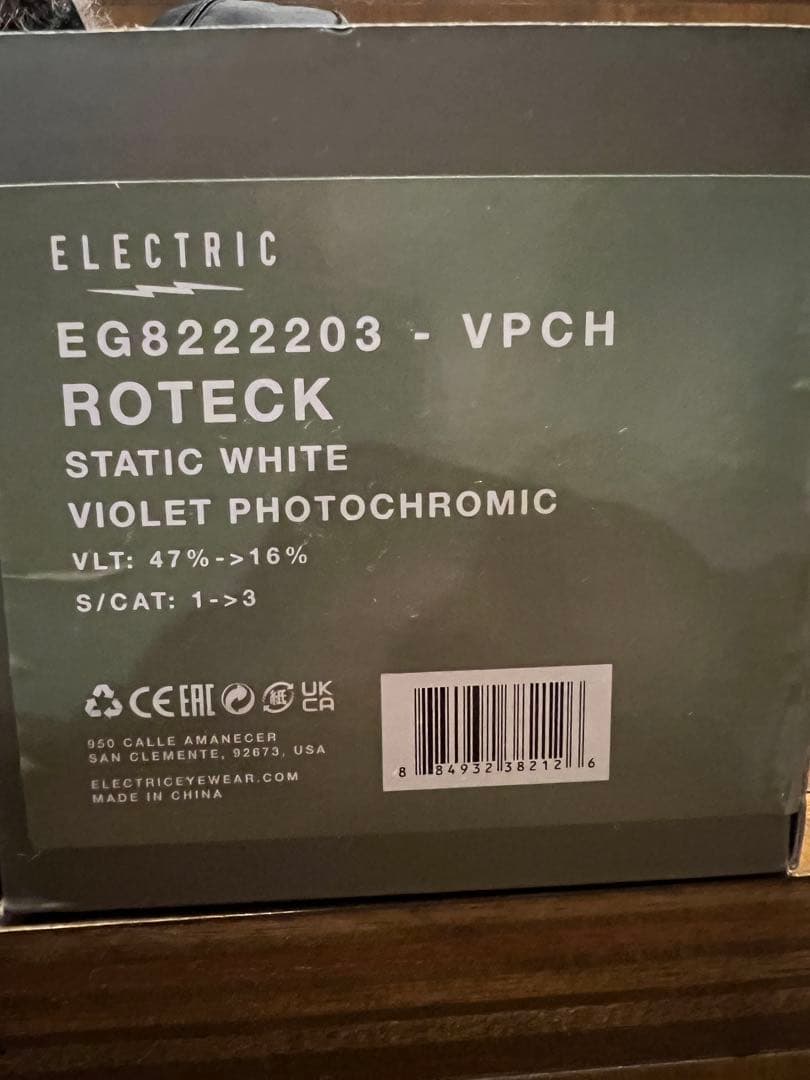 Electric Roteck 調光レンズ