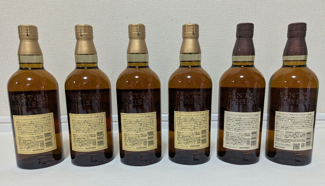 山崎ウイスキー 12年 4本+ノンエイジ2本 セット