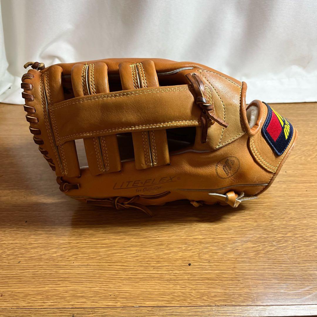 ミズノ ワールドウィン 一般硬式 グローブ グラブ 左投げ 外野用 極美品