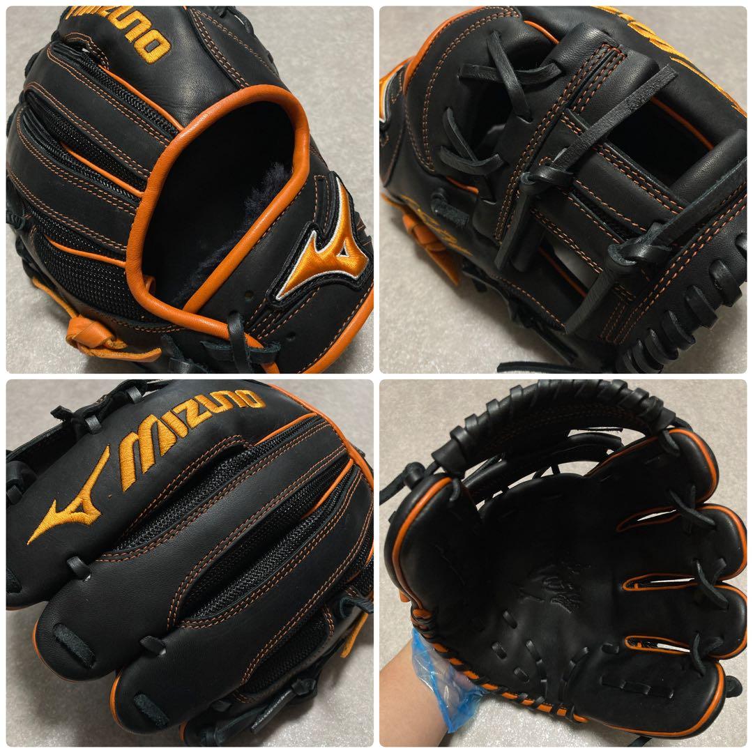 ミズノ 一般 大人用 軟式 内野 野球 グローブ グラブ ほぼ未使用品 美品