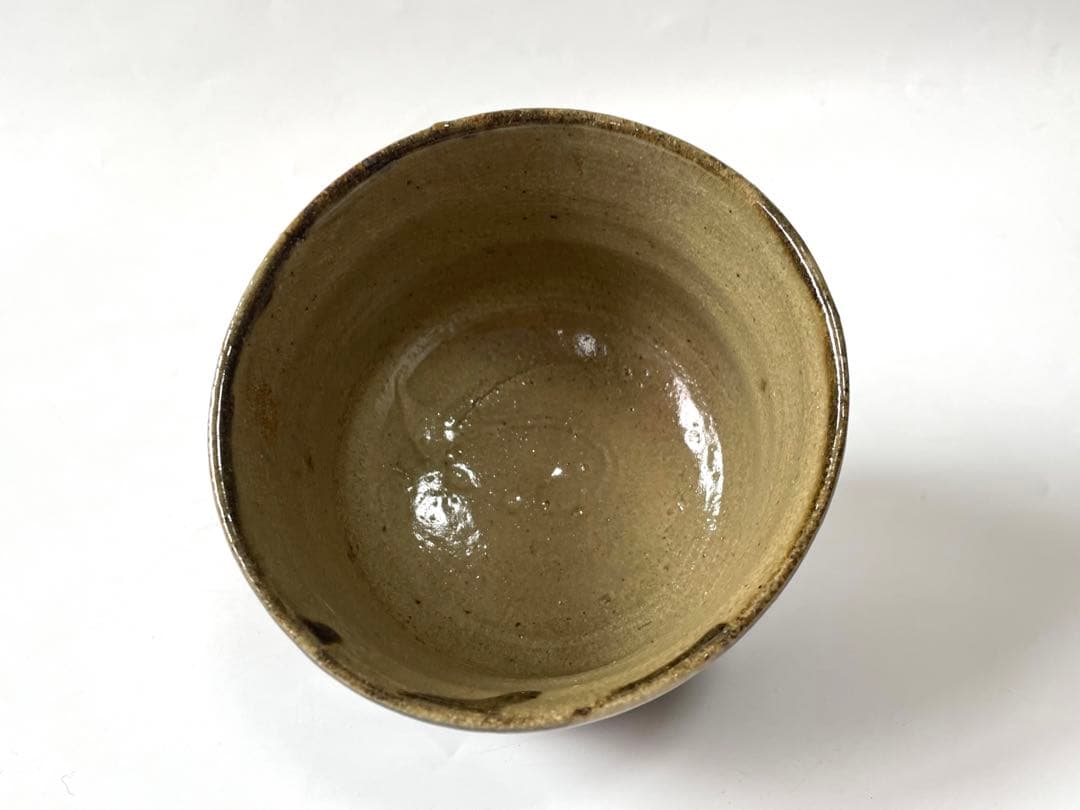 陶芸家　人間国宝　濱田庄司　浜田庄司　？　茶碗　鉄絵　稲妻