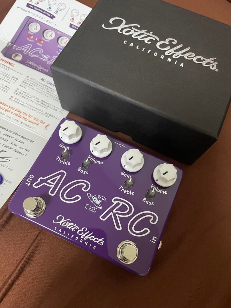 最終価格【美品】Xotic AC/RC-OZ Oz Noy☆オーバードライブ