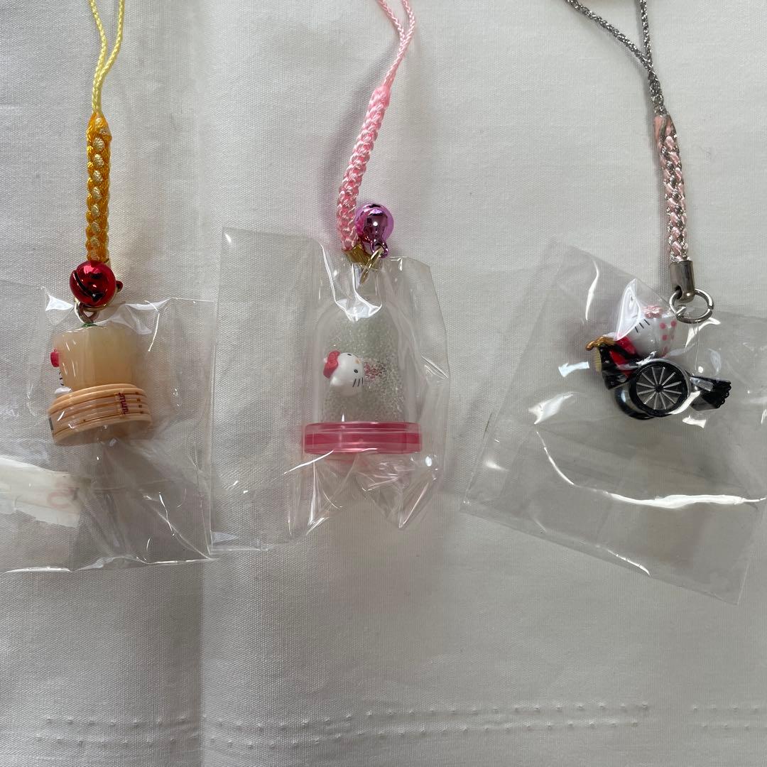 新品◆ご当地キティ 栃木 群馬 神奈川 根付けストラップ 7個セット◆匿名配送