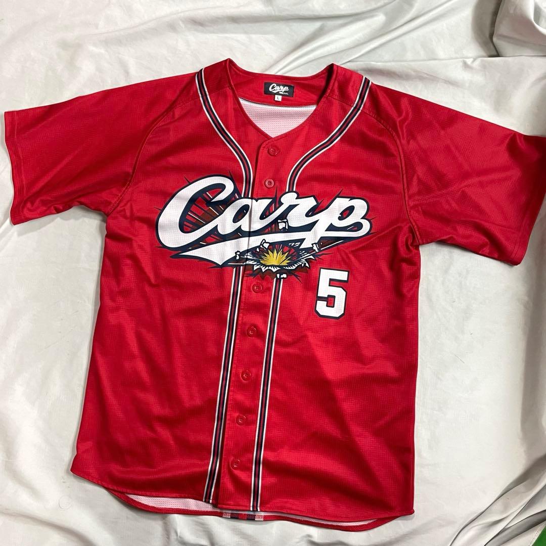 ◯広島東洋カープ ドッカンユニフォーム バリバリ Tシャツ 長野選手