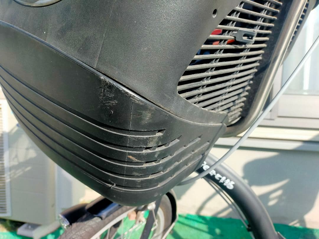 シティサイクル チャイルドシート付き ブラック 中古 幼児ヘルメット付 栃木引渡