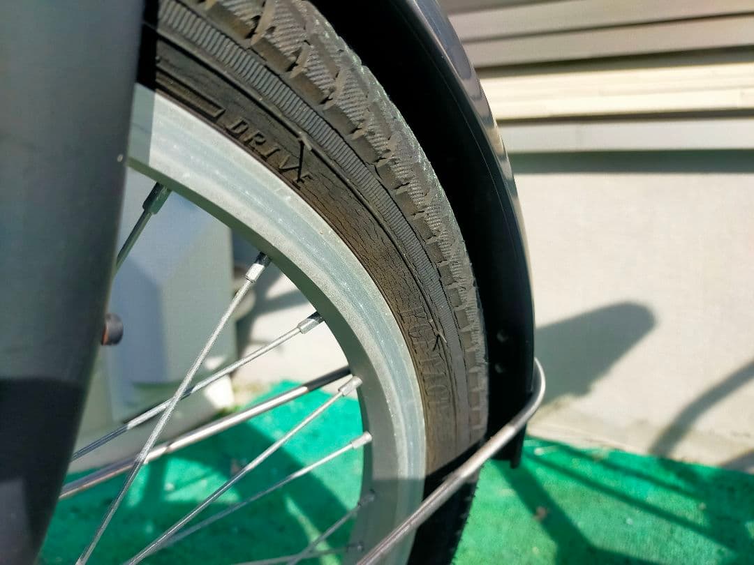 シティサイクル チャイルドシート付き ブラック 中古 幼児ヘルメット付 栃木引渡