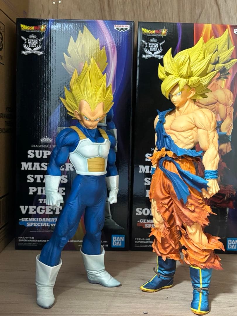 ドラゴンボール　SMSP ゲンキダマツリ　孫悟空＆ベジータ　フィギュアセット