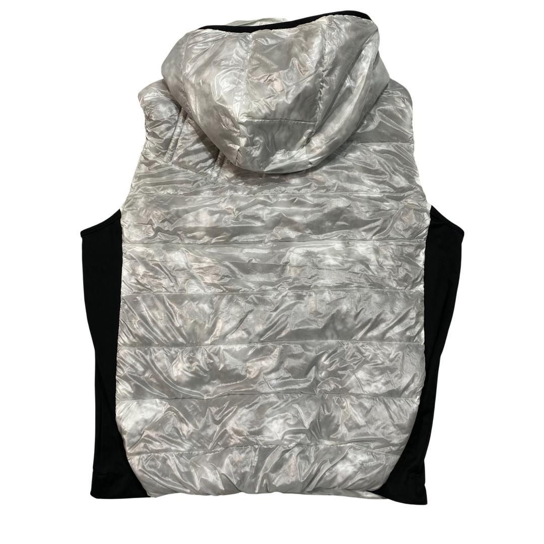 マンシングウェア フード付き 中綿 ジャケット ベスト L ホワイト ゴルフ