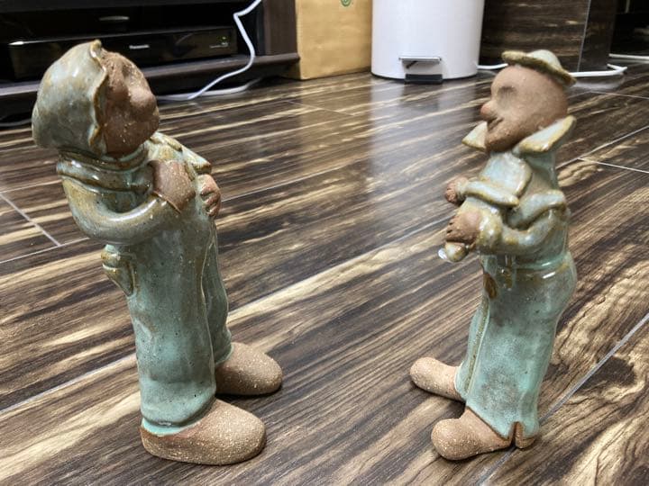 陶器　人形　音楽