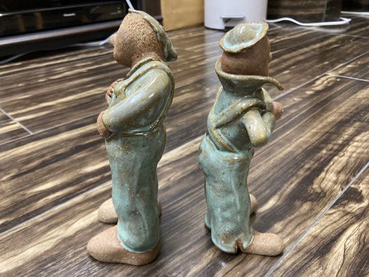 陶器　人形　音楽