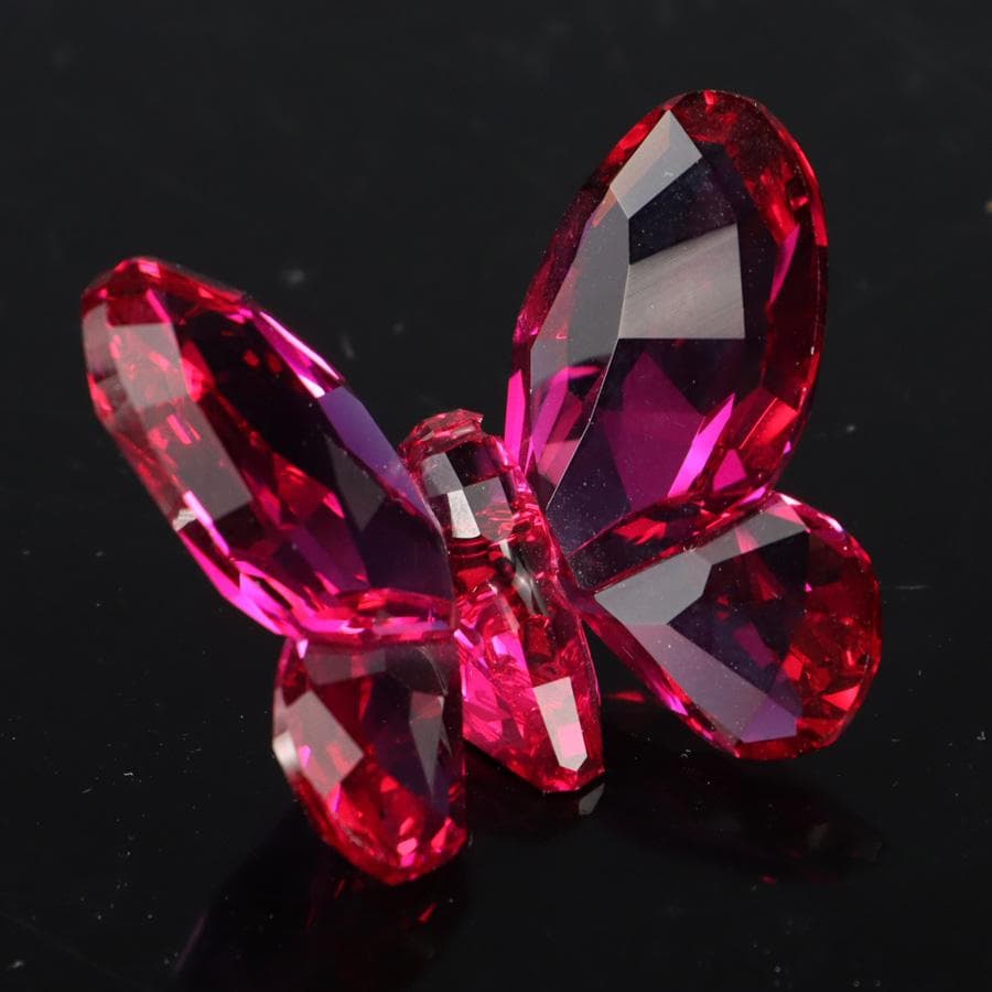 Y2435-6 スワロフスキー クリスタル バタフライ 蝶 3個セット