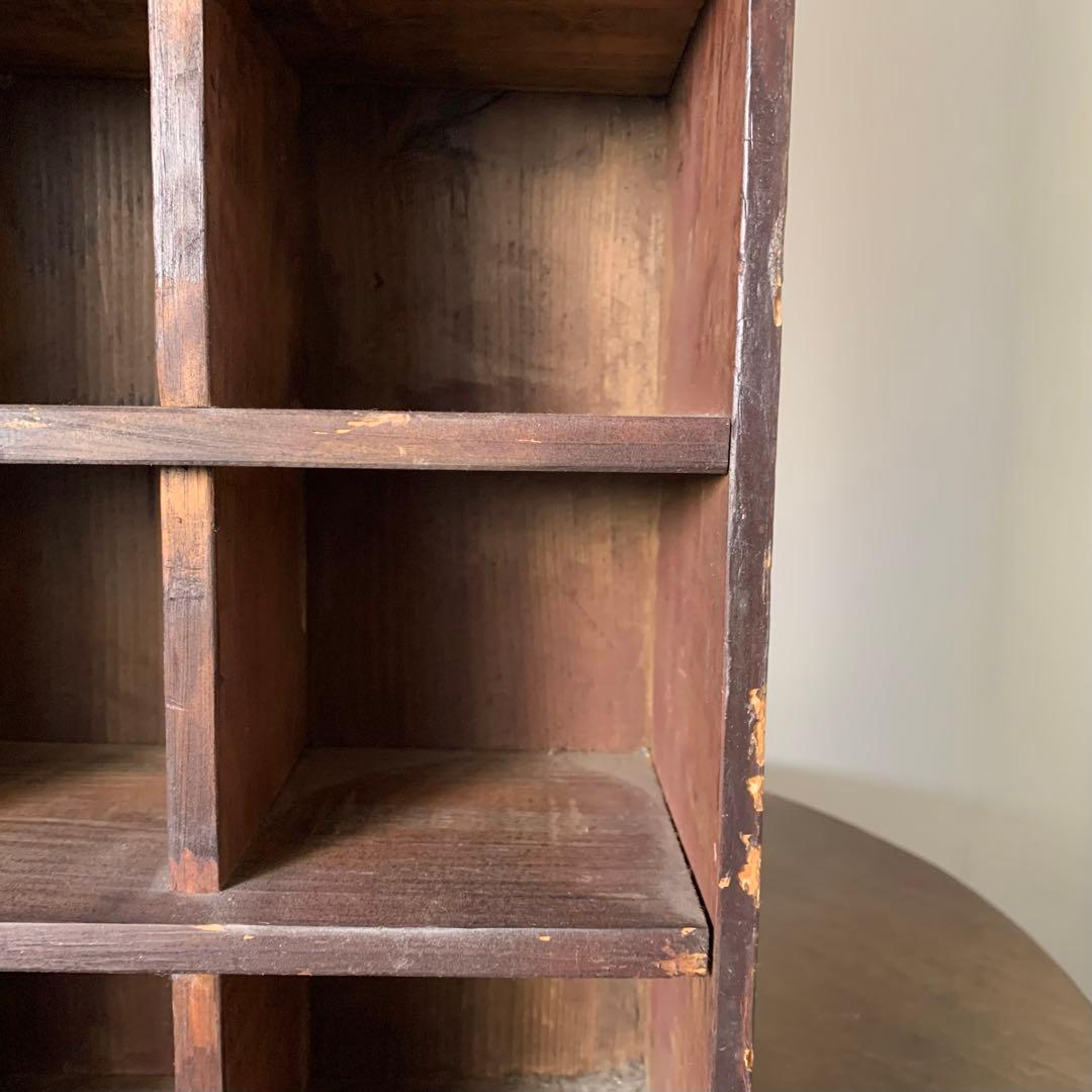 小引き出し 気の利いた 棚 蕎麦猪口棚 収納 飾り棚 古道具 アンティーク