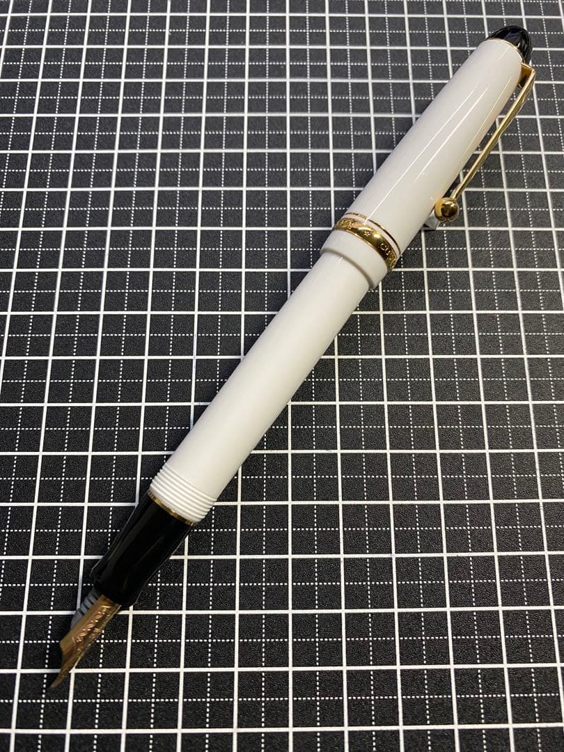 PILOT CUSTOM74 White 万年筆　字幅F