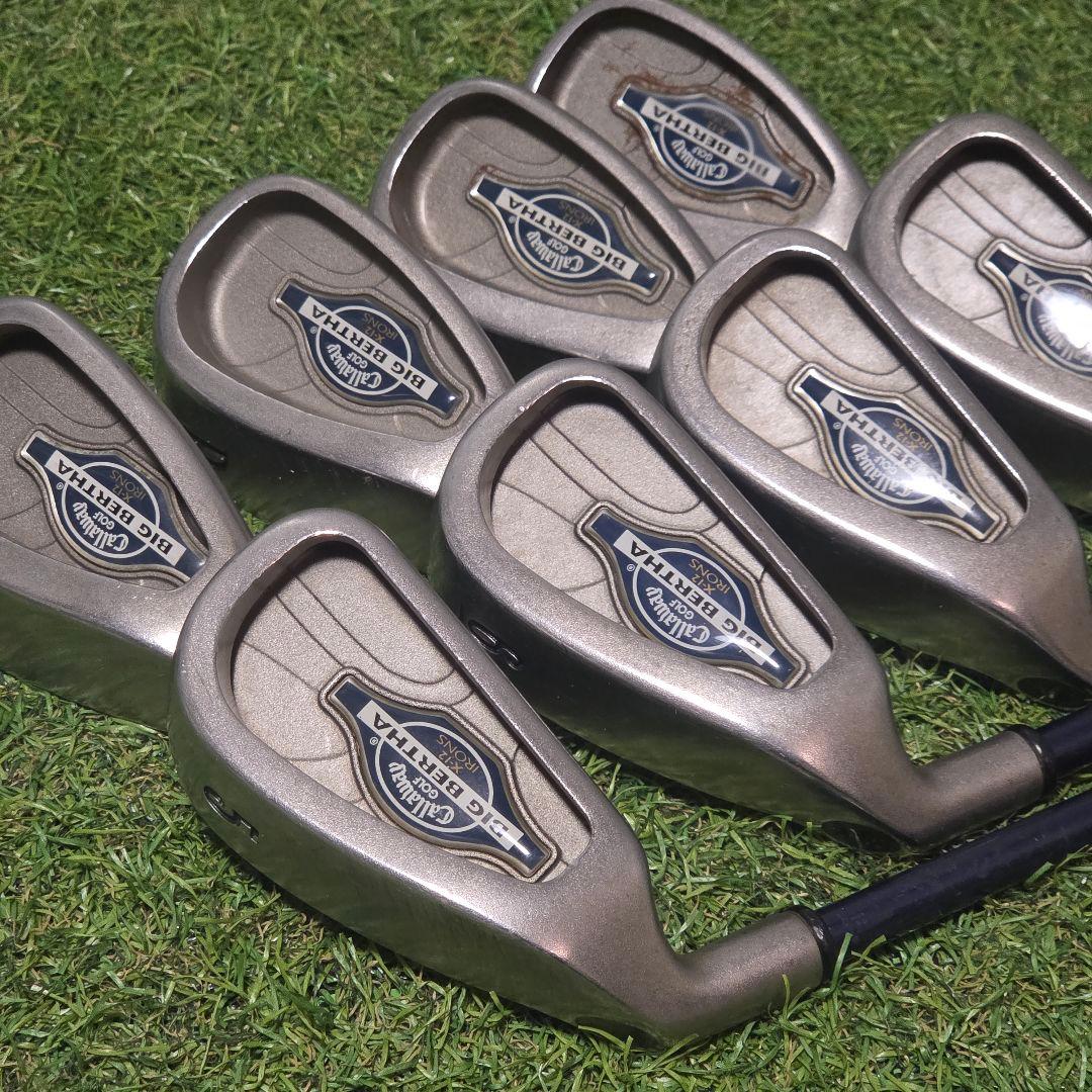 キャロウェイ ビッグバーサ X-12 左 レフティ アイアン8本 R