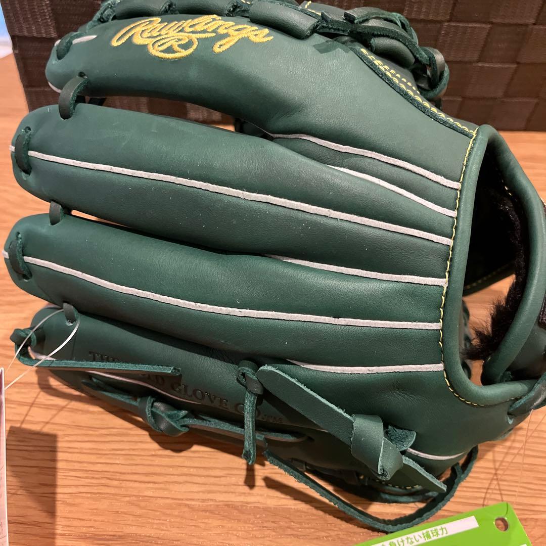 新品値下げ中軟式少年用ローリングスJr.ハイパーテックR9N6L1ダークグリーン