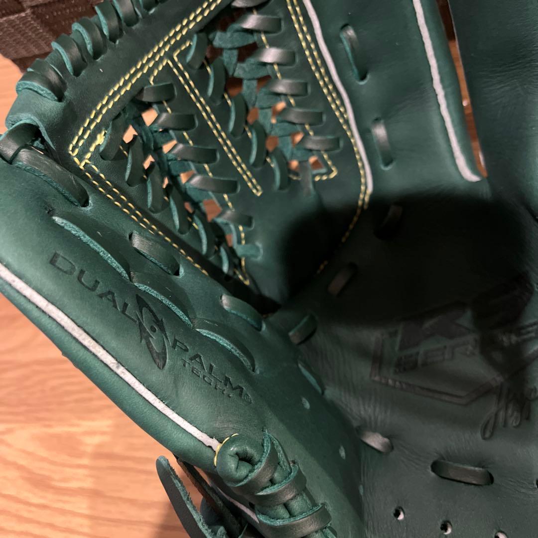 新品値下げ中軟式少年用ローリングスJr.ハイパーテックR9N6L1ダークグリーン