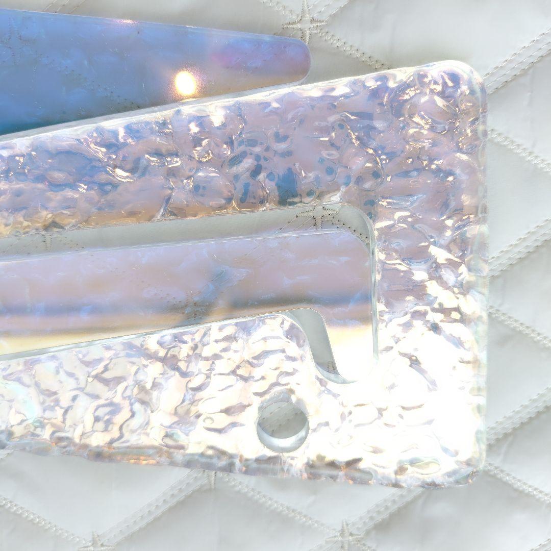 21* アクリル製ノートパソコンスタンド 調節可能 キラキラ 綺麗 お洒落