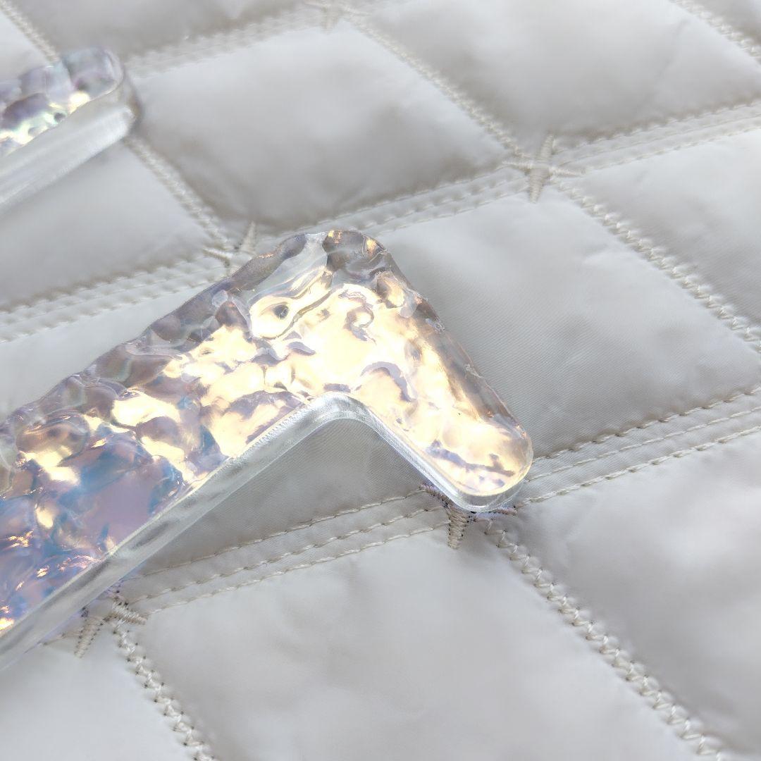 21* アクリル製ノートパソコンスタンド 調節可能 キラキラ 綺麗 お洒落