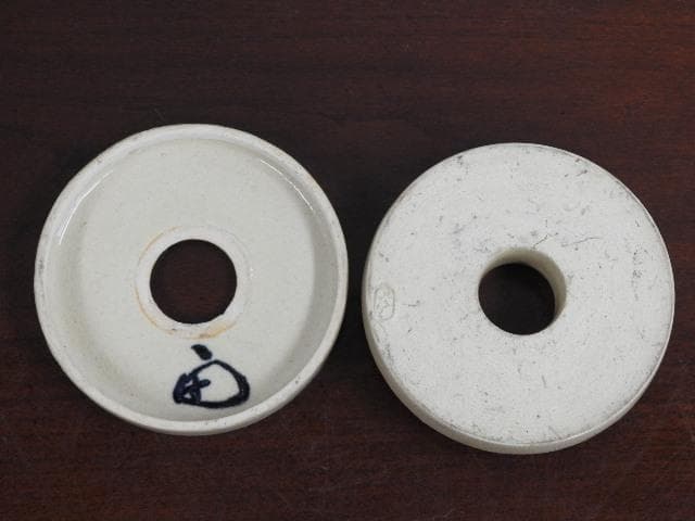 仁清写　くわら香合　砂山造打出焼　共箱　Ｍ672