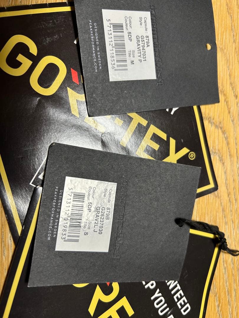 ピークパフォーマンス Gravity ３L上下 ジャケットⓈ パンツⓂ