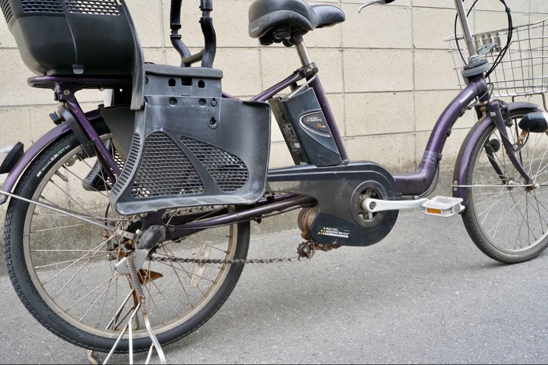電動自転車 パナソニック ギュット 中古 子供乗せ アシスト 8042201