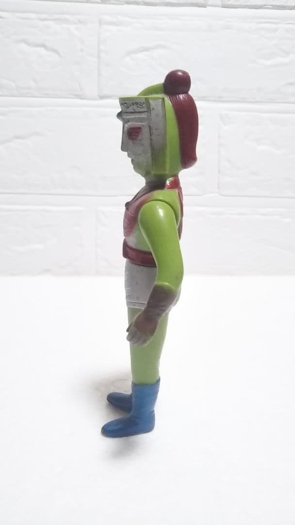 超貴重 ウッド製 グリーンマン ソフビ 当時物 検）ポピー ブルマァク レア