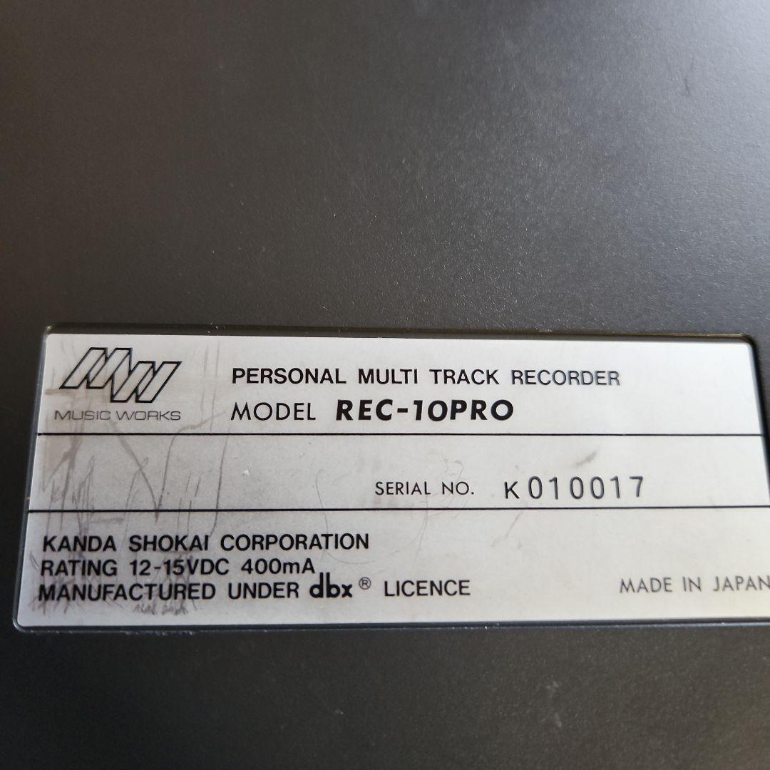 レア MUSIC WORKS REC-10PRO動作品 マルチトラックレコーダー