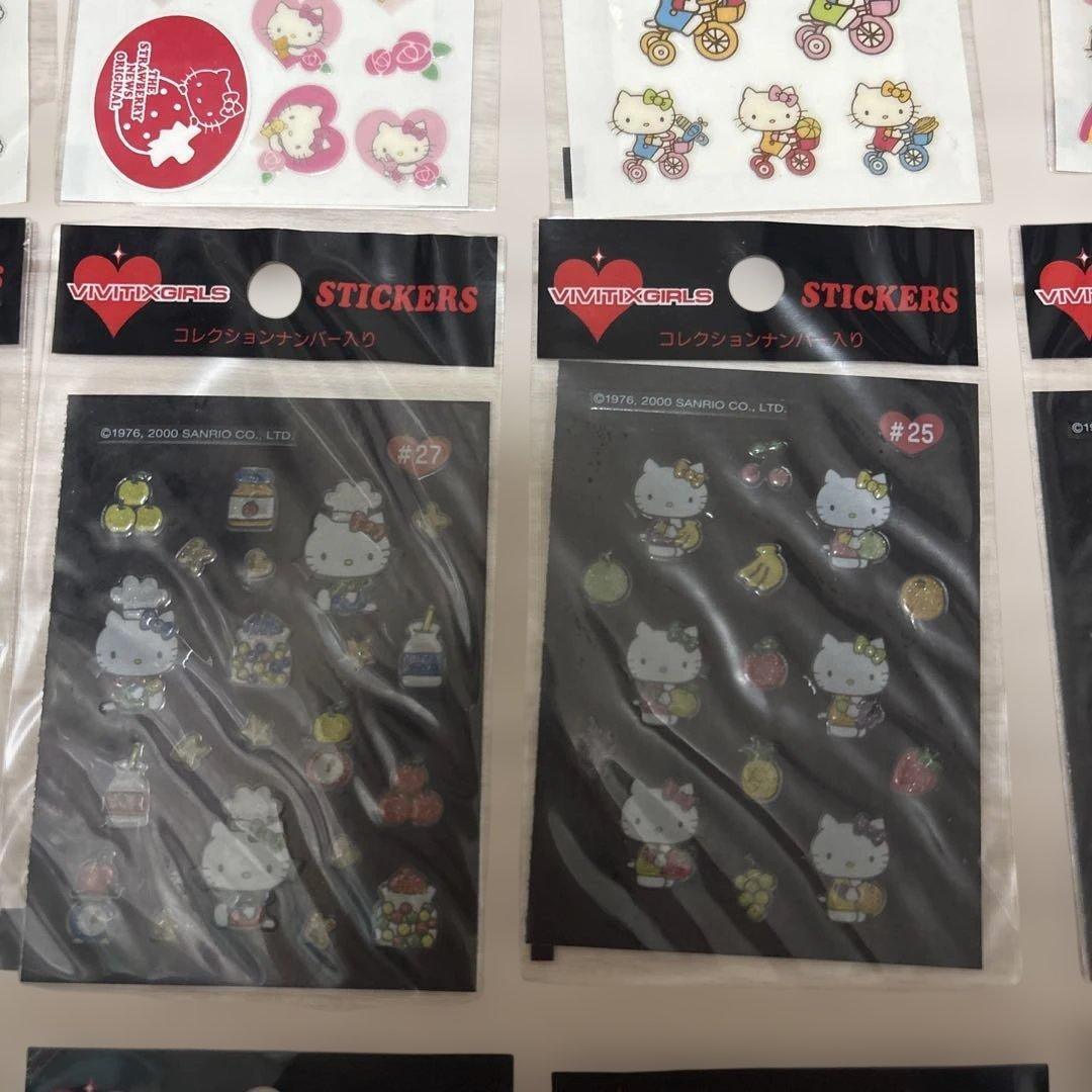 レア　vivitix girls ハローキティ 専用ケース付きシール大量セット
