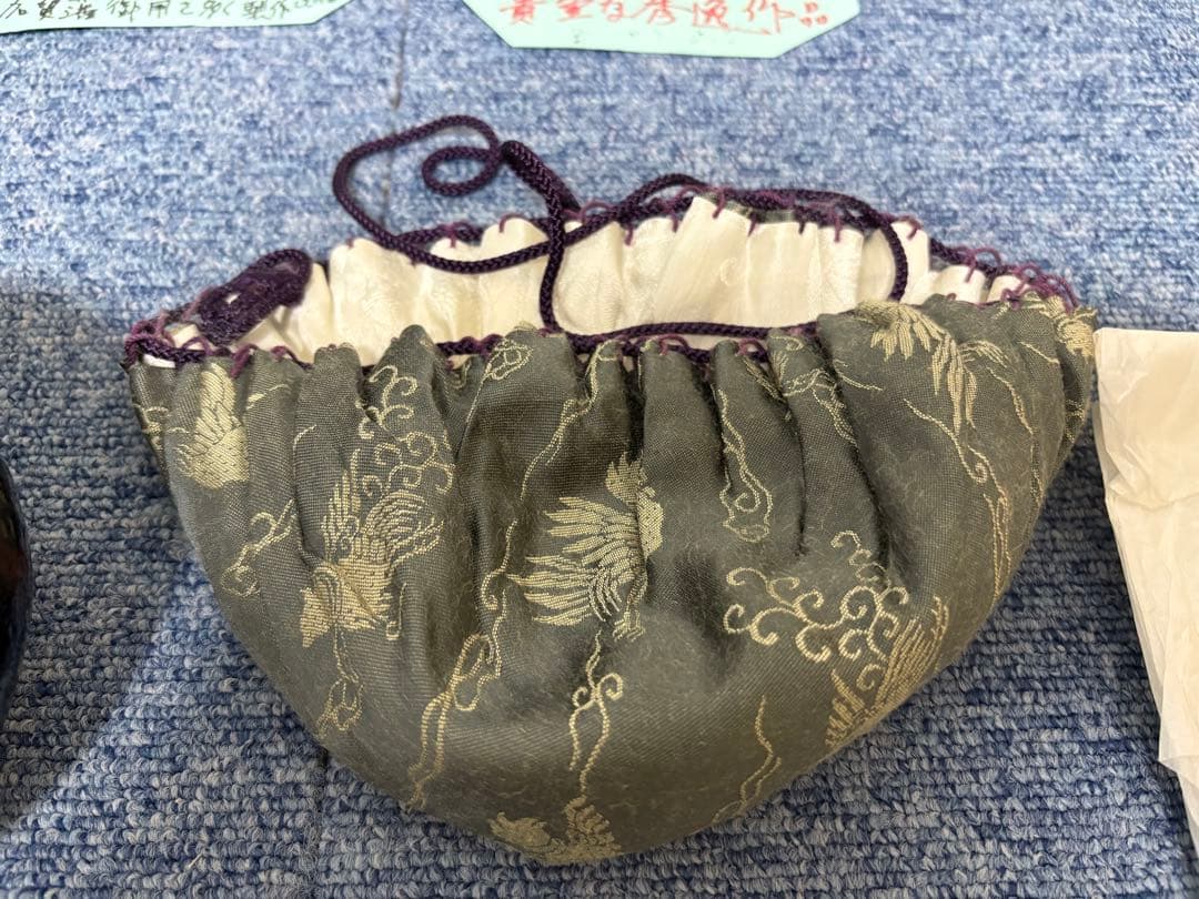 カ*カ様 玄々斎　6代大樋　黒茶碗　茶道具