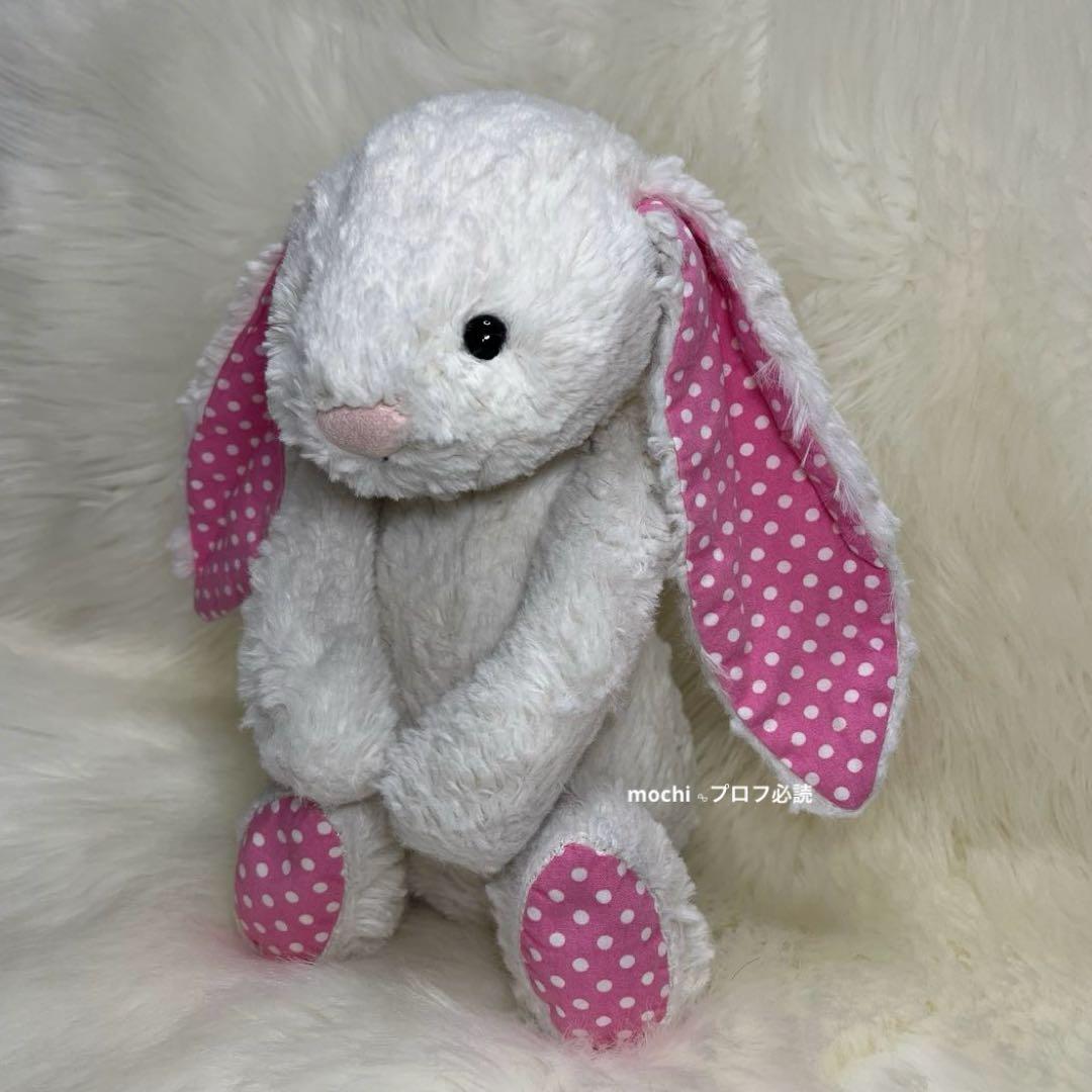 ぬいぐるみ   exclusivepinkpolka bunny