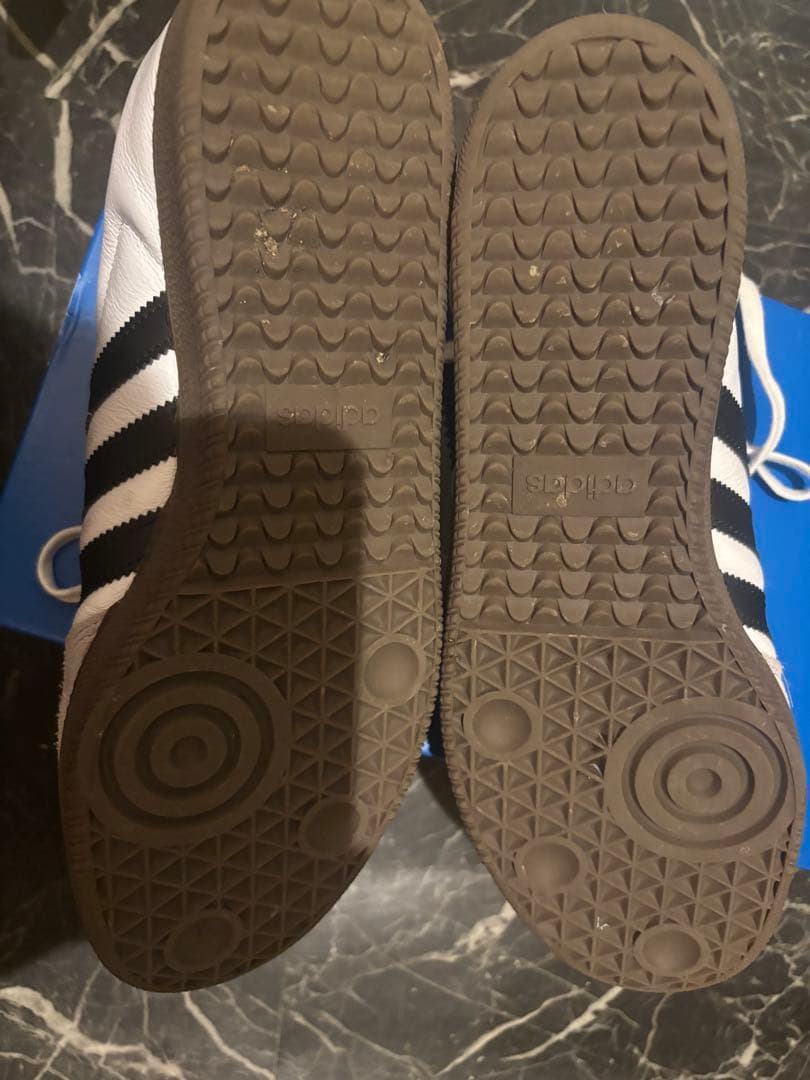 adidas Samba ホワイト/ブラック　27.5cm