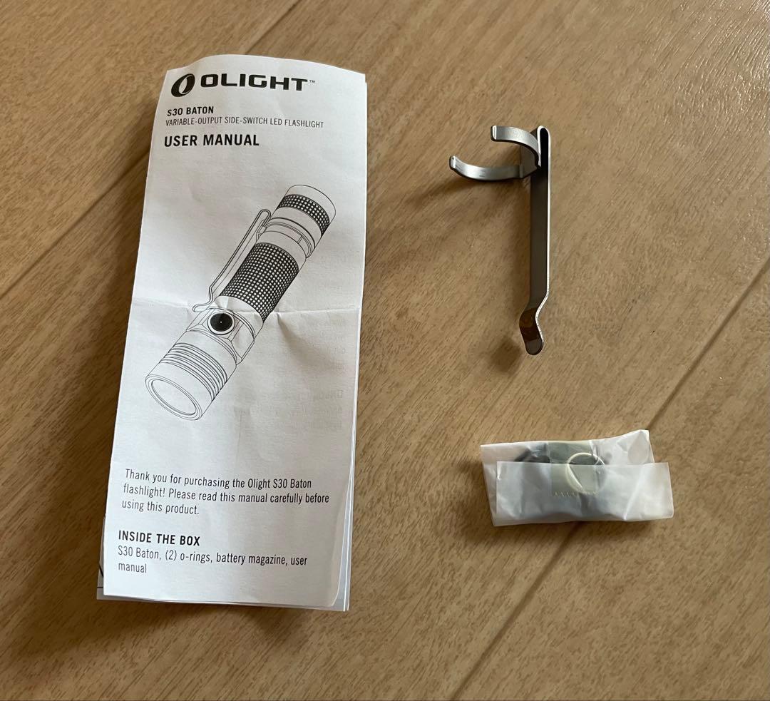 ビンテージOLIGHT S30 Ti BATON チタン