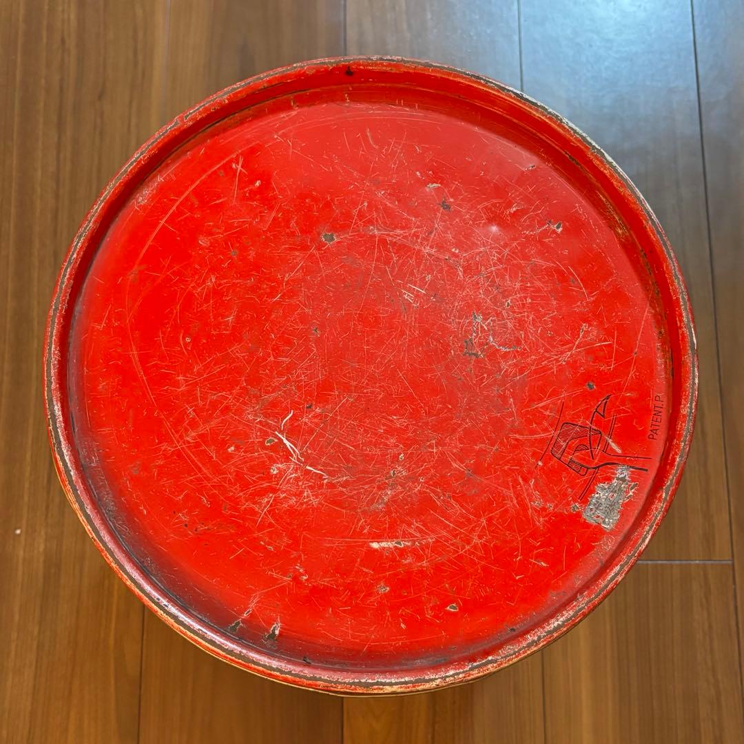 ⭐︎専用⭐︎【ESSO】ヴィンテージオイル缶　蓋付