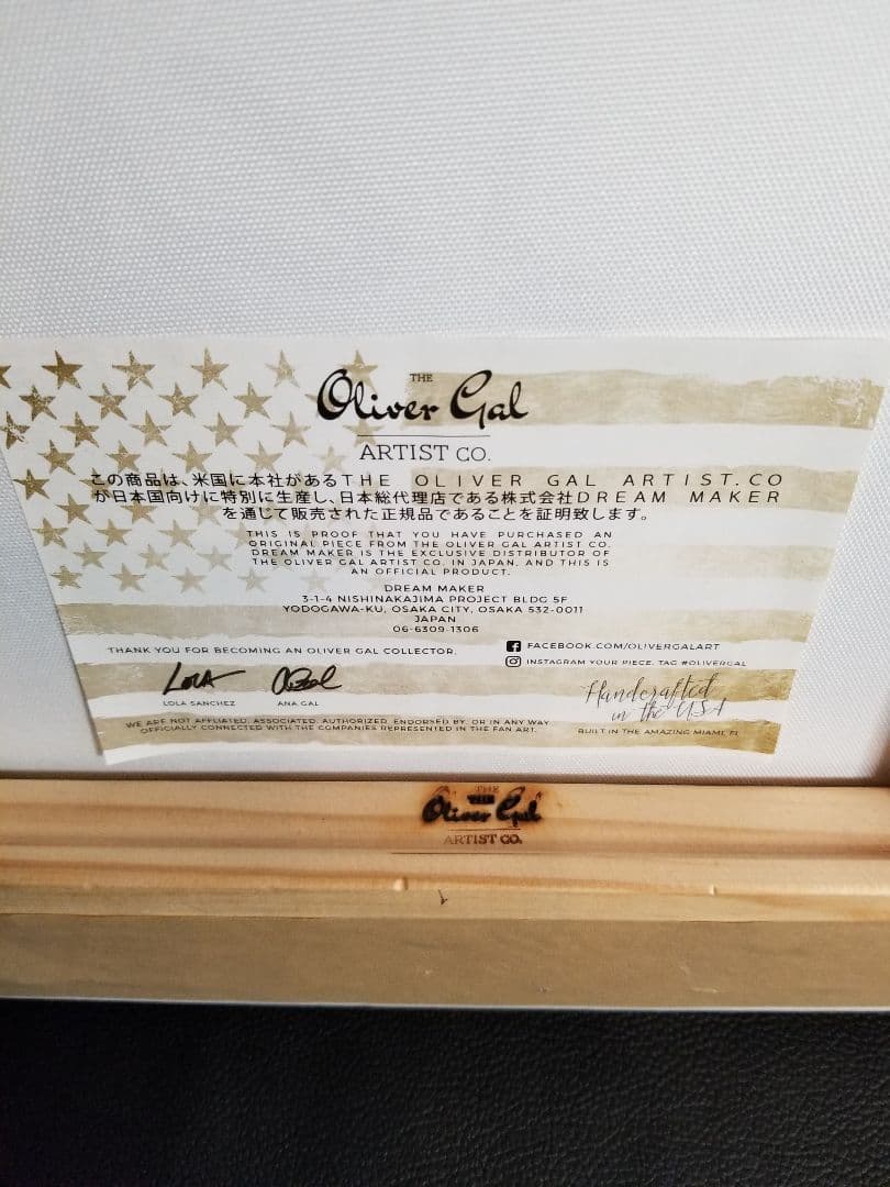 Oliver Gal オリバー ガル　キャンバスアート　Jimmy Choo