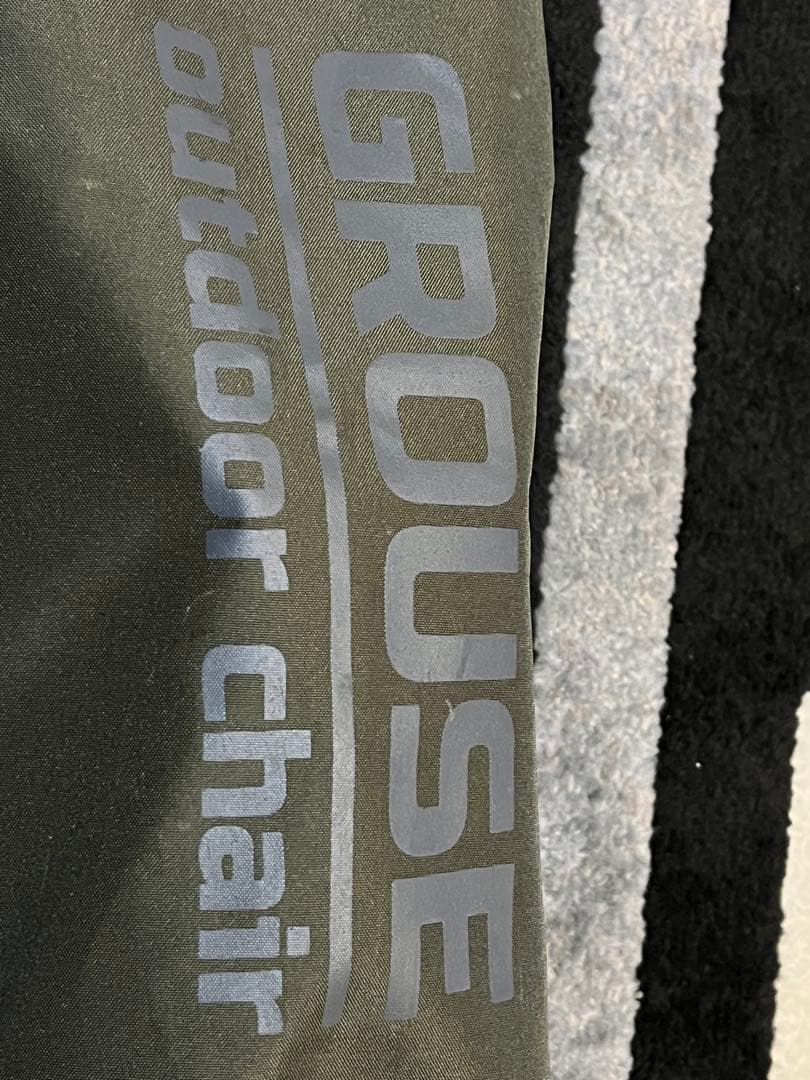 GROUSE SBM CHAIR ブラック　ソロキャンプ