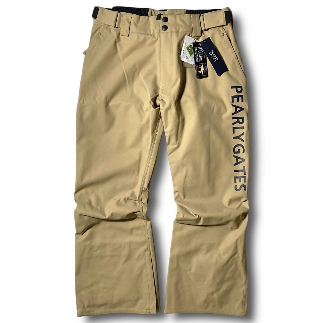 4 定価10.4万 パーリーゲイツ スノボ 上下セット スノーウェア BEG