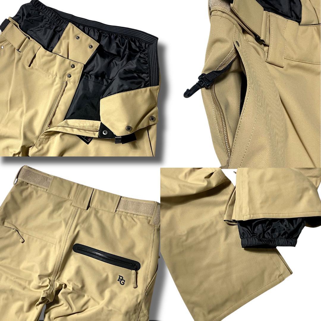 4 定価10.4万 パーリーゲイツ スノボ 上下セット スノーウェア BEG