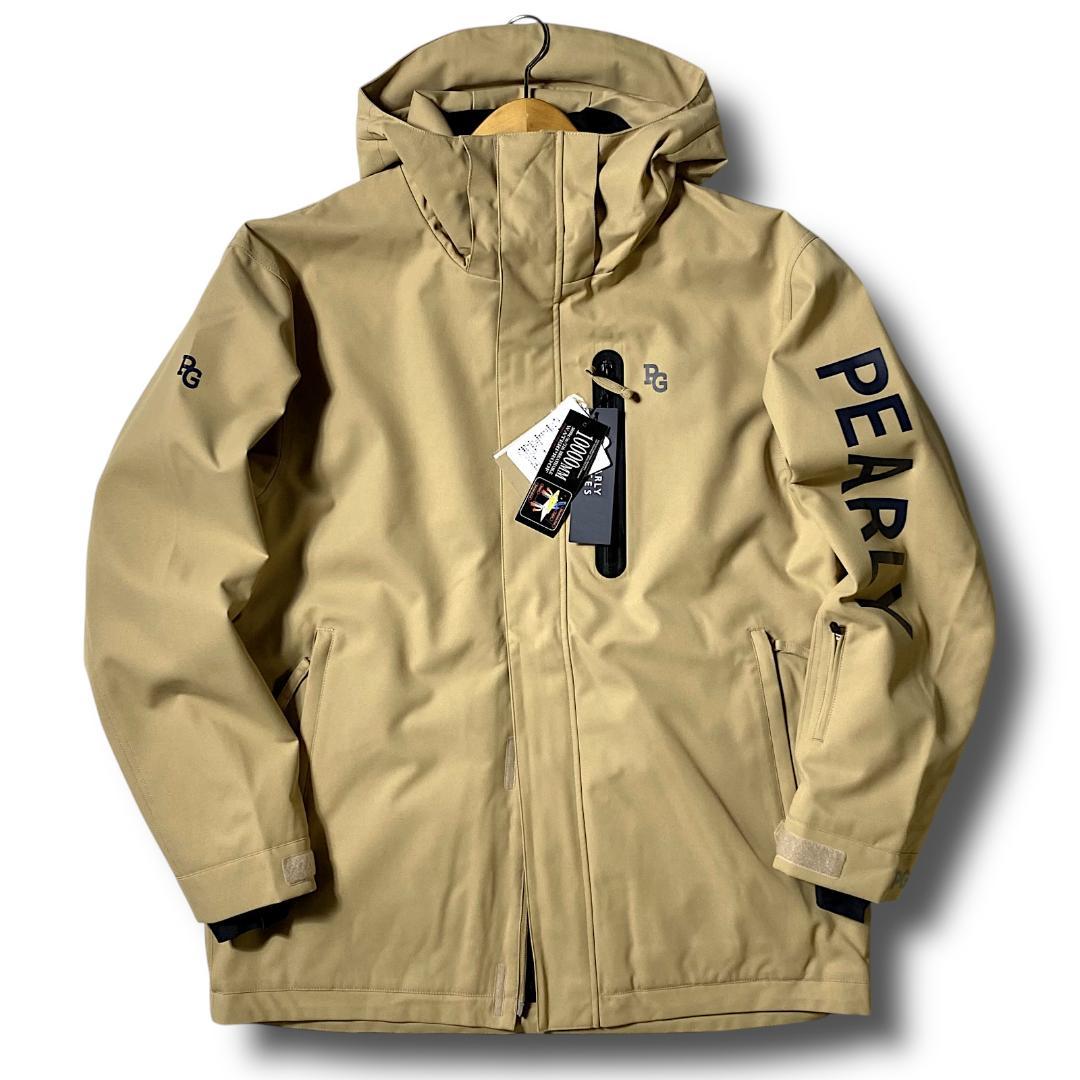 4 定価10.4万 パーリーゲイツ スノボ 上下セット スノーウェア BEG