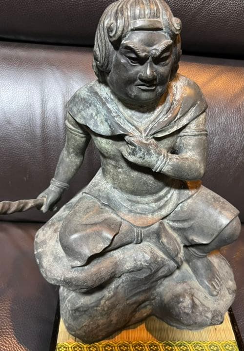 不動明王 坐像 青銅 江戸時代後期から幕末期明治