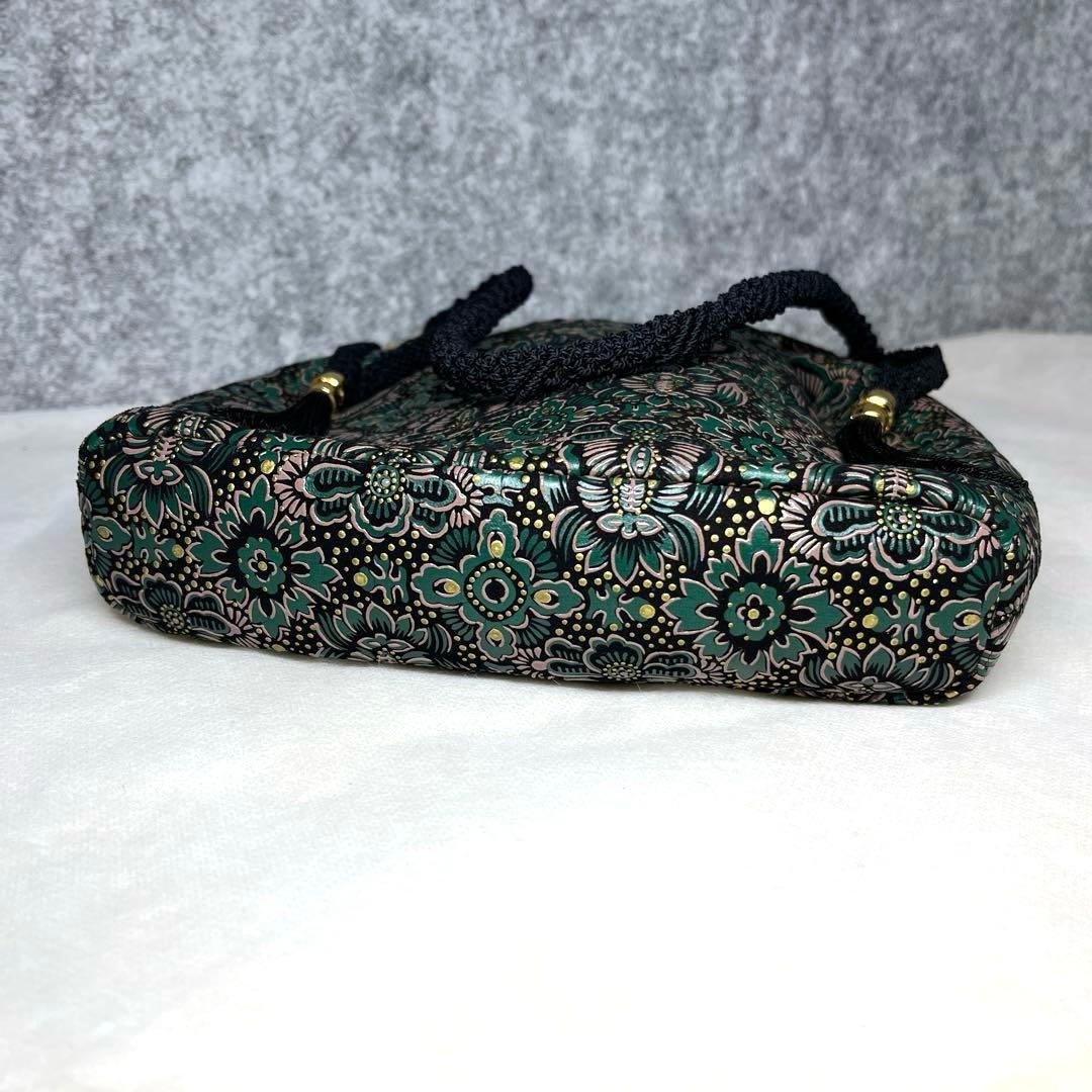 【美品】印傳屋　インデンヤ　巾着バッグ　ポーチ