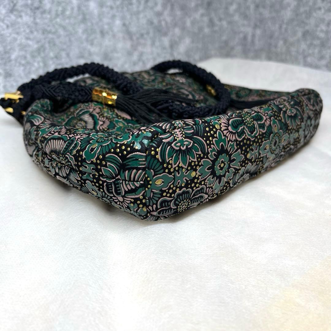 【美品】印傳屋　インデンヤ　巾着バッグ　ポーチ