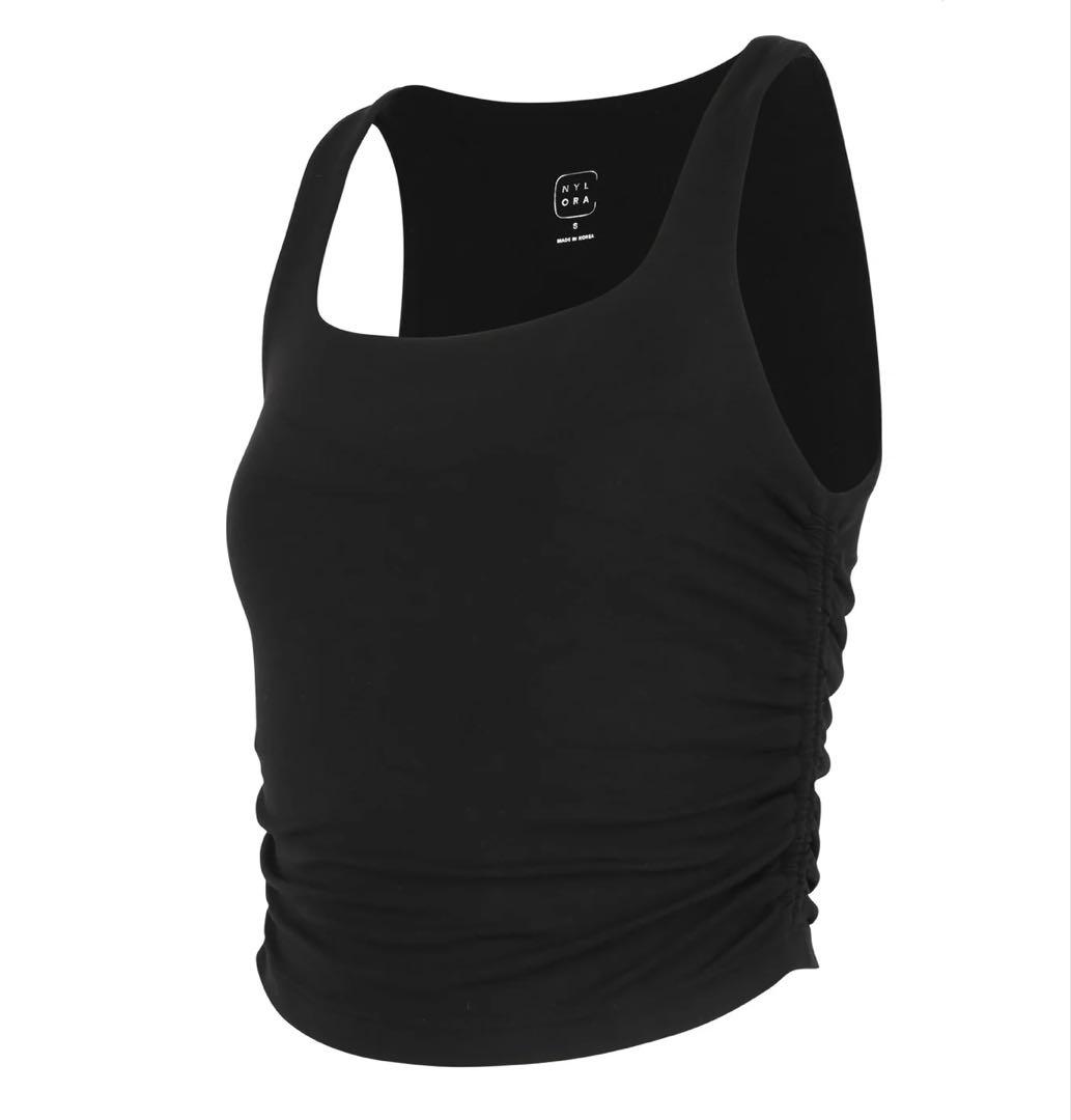ヨガ・ピラティス NYLORA LILY TOP BLACK