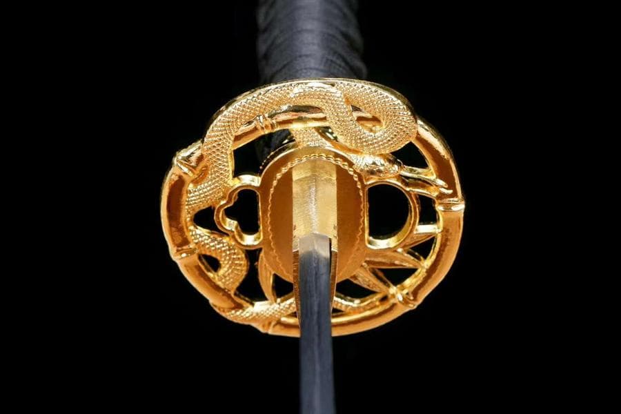 金ニシキヘビ（肋差） 日本刀 模造刀 居合刀