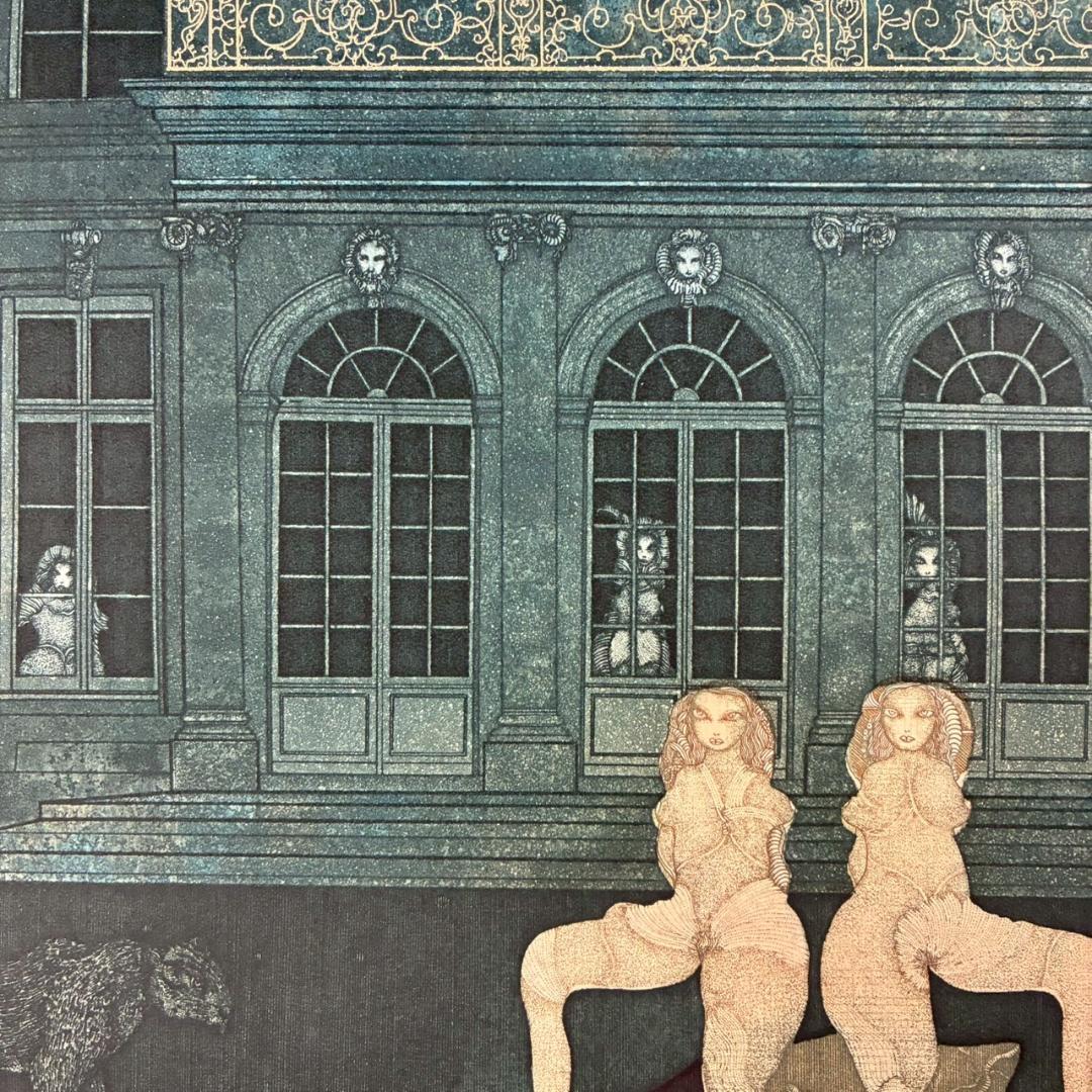 【最終値下げ】山下清澄「Nymphe-1」アクアチント 1975年作 サイン入り