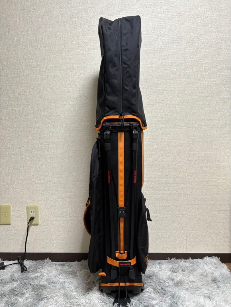 激レア⭐︎限定カラー⭐︎BRIEFING ブリーフィング キャディバッグ 黒オレンジ